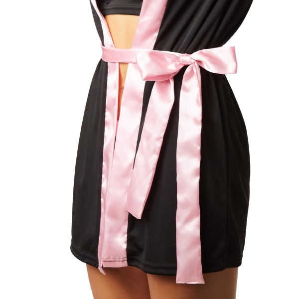 tectake Bokser kostume kvinde sort/pink Pink XL