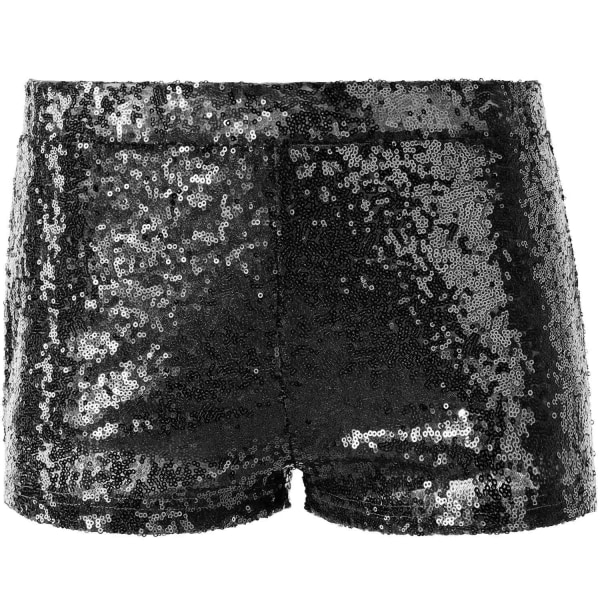 tectake Paillet shorts sort Black XXL