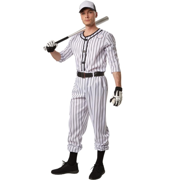 tectake Baseball kostume White M