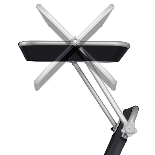tectake Solseng med 4-trin, 2 stk. -  sort Black