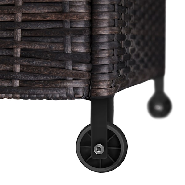 tectake Hyndeboks Kiruna, 270l -  brun Brown