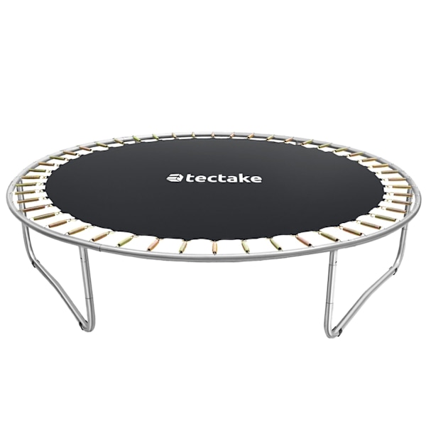 tectake Trampolin med sikkerhedsnet - 244 cm 244 cm Blue