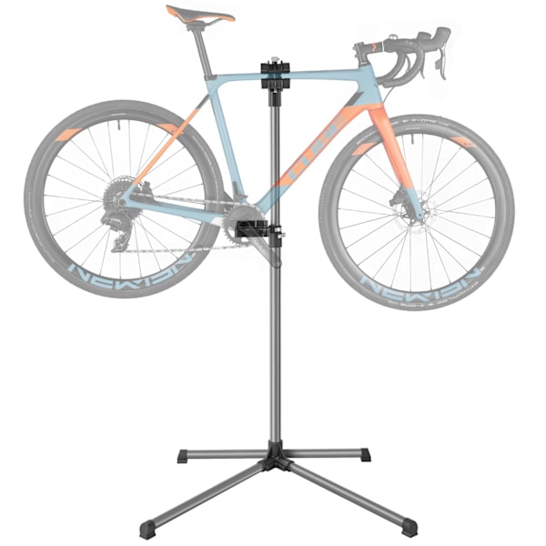 tectake Cykel reparationsstativ inkl. værktøjsbakke Black
