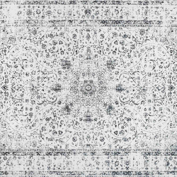 tectake Gulvtæppe Aliya, kort luv - 80 x 150 cm 80 x 150 cm Grey