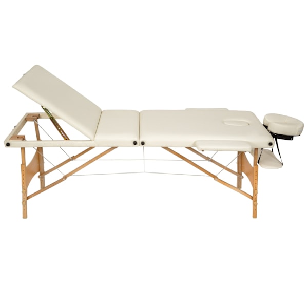 tectake Massagebriks med 3 zoner, polstring + taske -  beige Beige