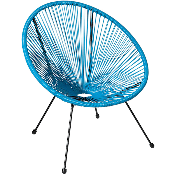 tectake 2 Havestole Santana -  blå Blue