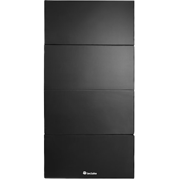 tectake Træningsmåtte 240x120x5cm -  sort Black
