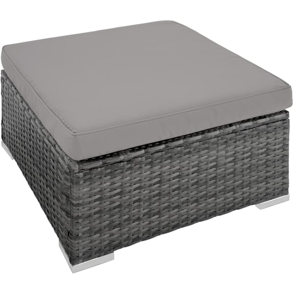 tectake Polyrattan loungesæt Venedig -  grå Grey