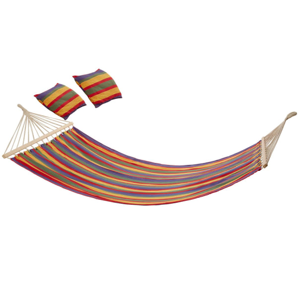 tectake Hængekøje Eden -  farverig stribet Multicolor