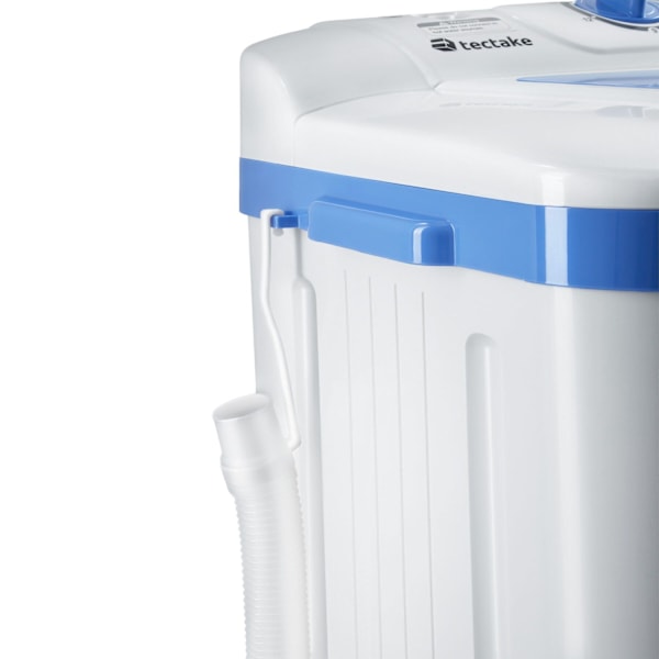 tectake Mini vaskemaskine med 4,5 kg. vask og 3,5 kg. centrifugering White