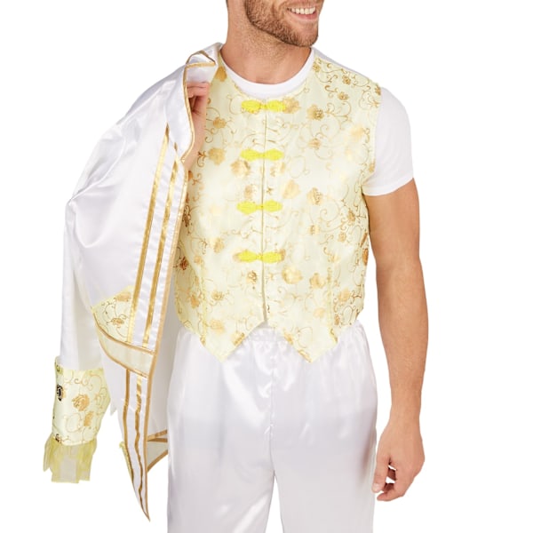 tectake Kejser kostume White XXL