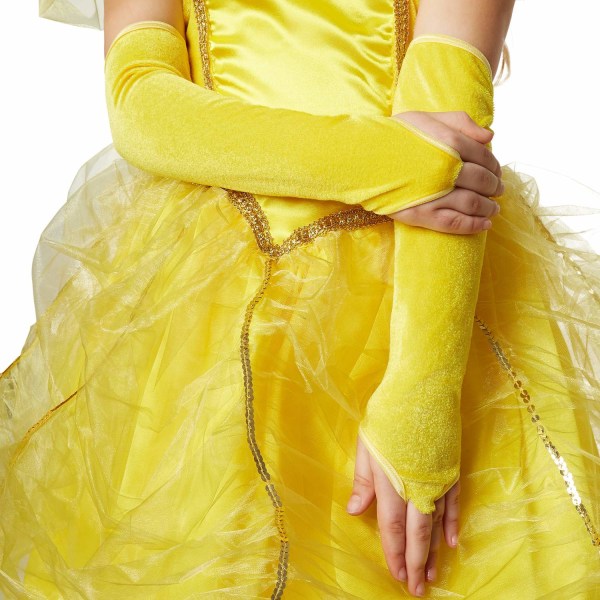 tectake Prinsesse Belle børnekostume Yellow 152 (11-12y)