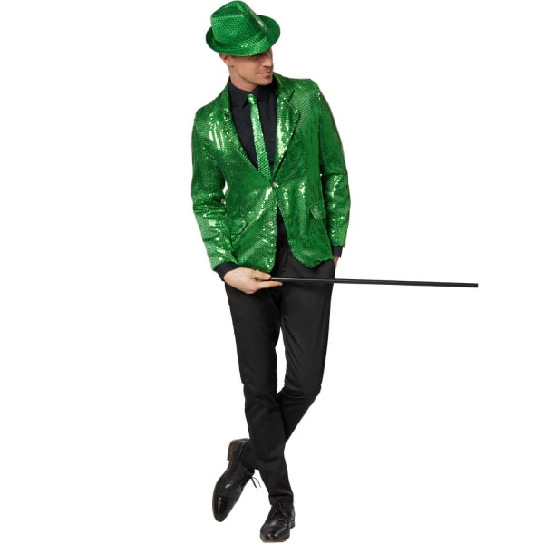 tectake Paillet jakke herrer grøn Green XL