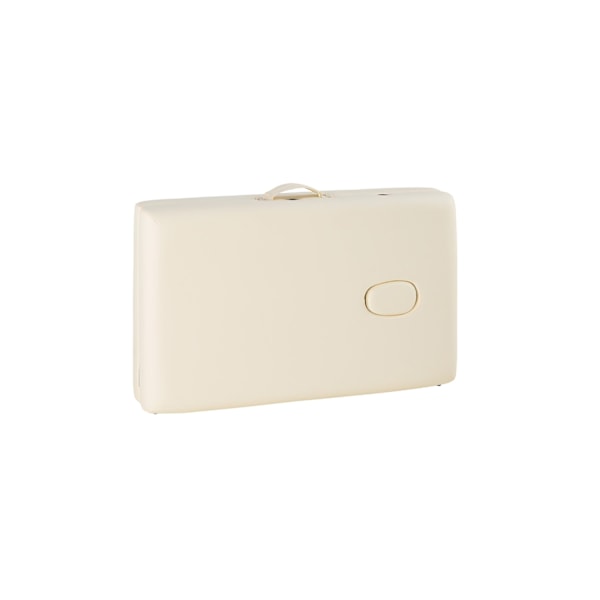 tectake Massagebriks med 2 zoner, 7,5cm polstring + ruller -  beige Beige