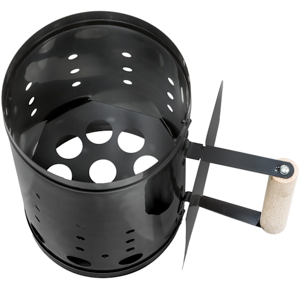 tectake Grillstarter med varmeskjold -  sort Black