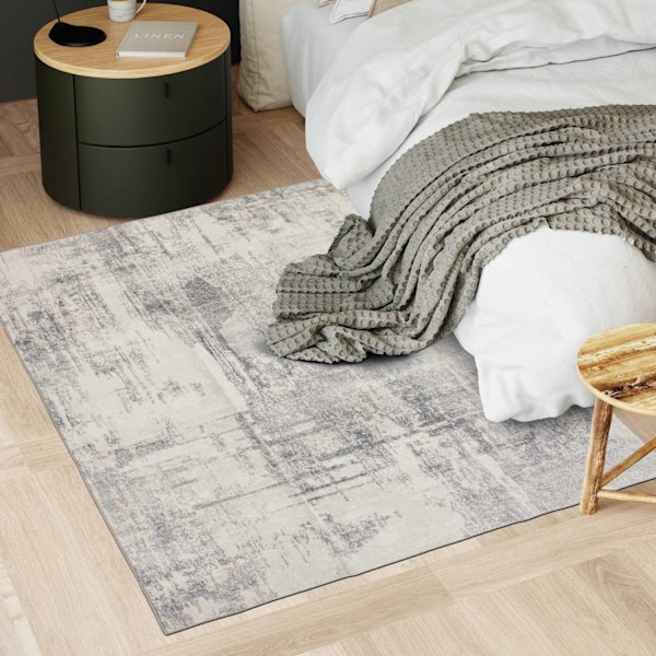 tectake Gulvtæppe Nadira, kort luv - 120 x 170 cm 120 x 170 cm Grey