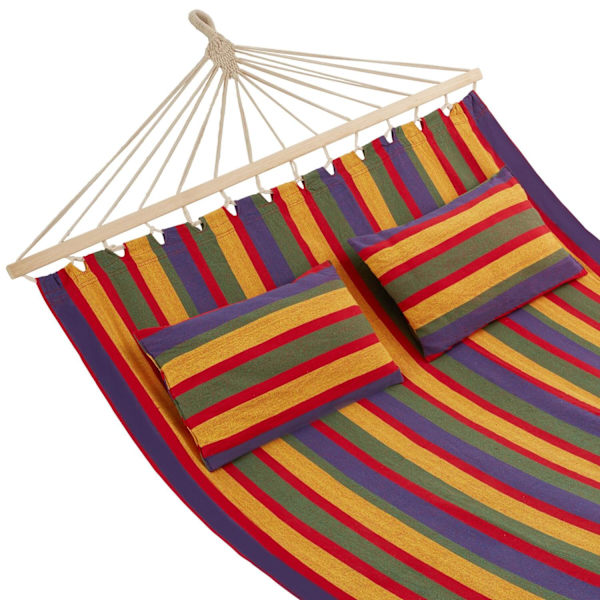 tectake Hængekøje Eden -  farverig stribet Multicolor