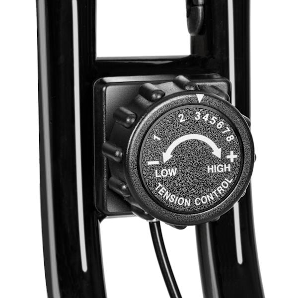 tectake Motionscykel FitX, foldbar med træningscomputer - 113 x 41 x 81 cm 113 x 41 x 81 cm Black