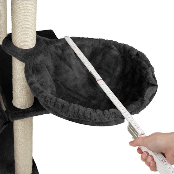 tectake Kradsetræ Lilou -  sort Black