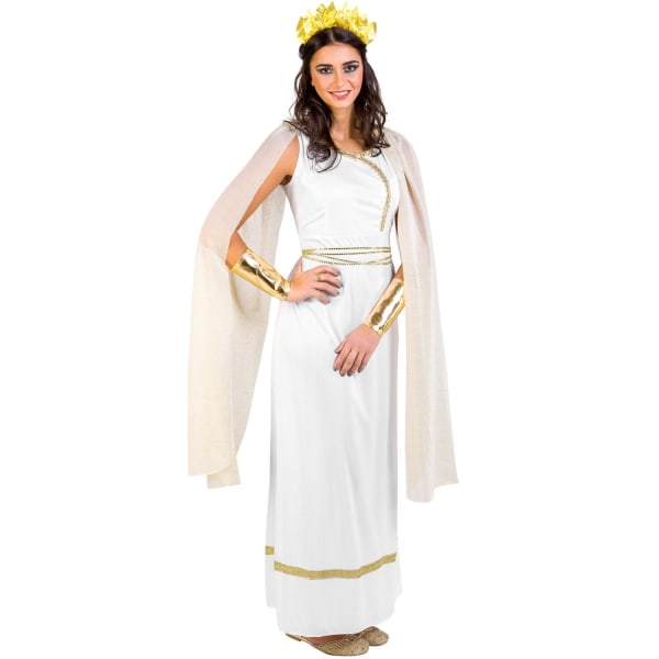 tectake Græsk Gudinde Olympia kostume White S