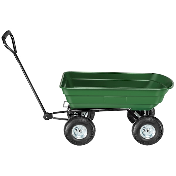 tectake Trækvogn med vippefunktion, bæreevne 300 kg Green