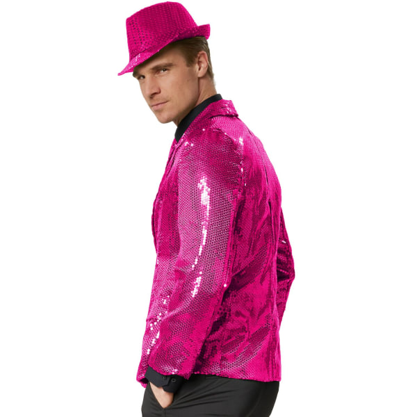tectake Paillet jakke herrer pink Pink S
