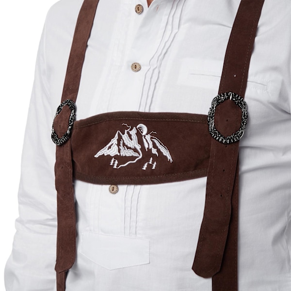 tectake Lederhosen Duisburg Brown M