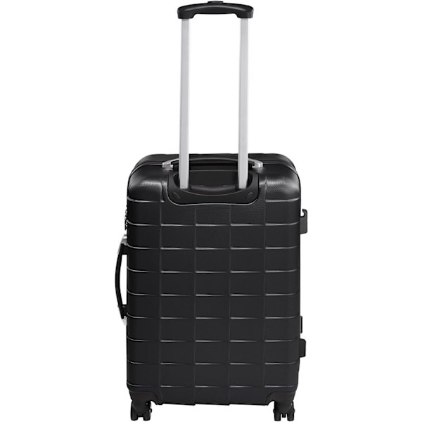 tectake Kuffertsæt 3-dele hardcase -  sort Black one size