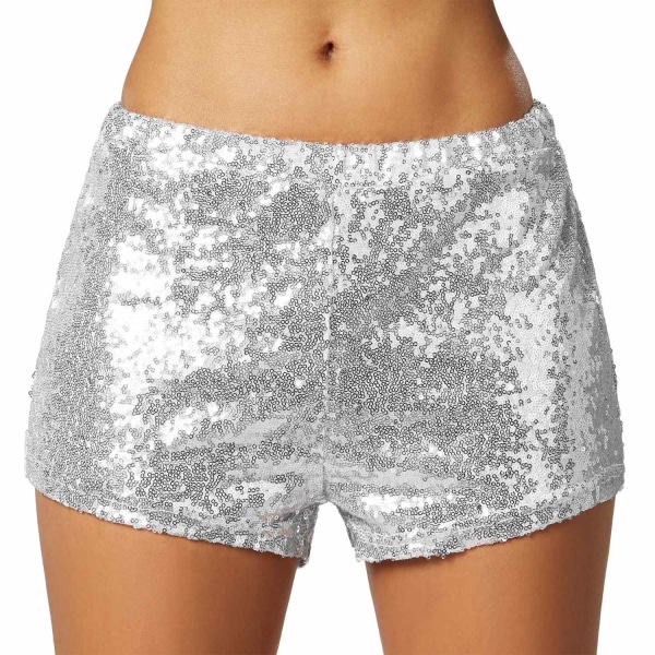 tectake Paillet shorts sølv Silver XL