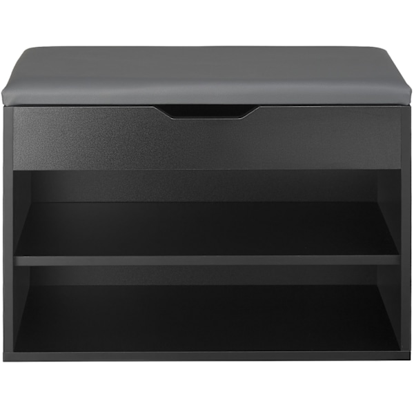 tectake Skoreol Jasmina 60x30x43,5cm -  sort Black