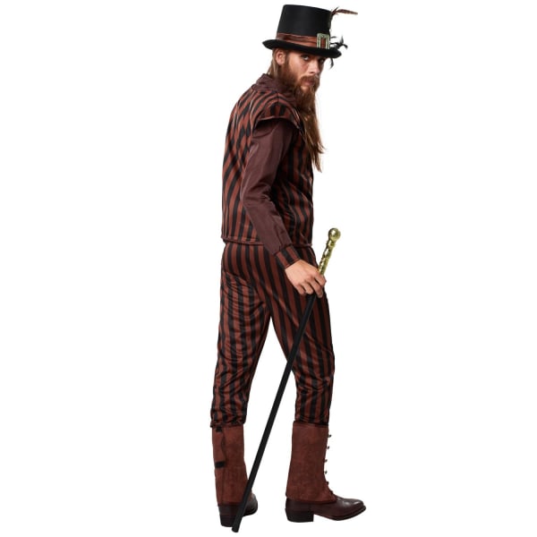 tectake Steampunk Gentleman kostume Brown XL