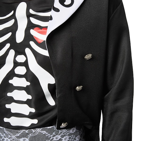 tectake Halloween cool gentleman kostume White XL