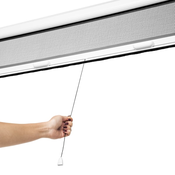 tectake Insektnet rullegardin - 110 x 160 cm 110 x 160 cm White
