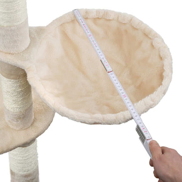 tectake Kradsetræ Fippi -  beige/hvid White