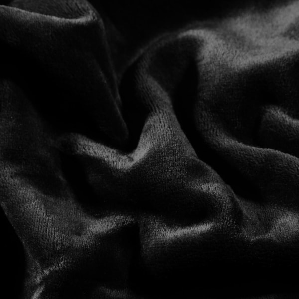 tectake Plaid i polyester - 220 x 240 cm Black