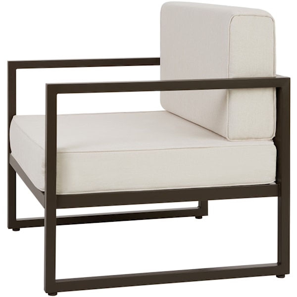 tectake Havestol Comosa, XXL-polstring - Sæt med 2 stk. Sæt med 2 stk. Beige
