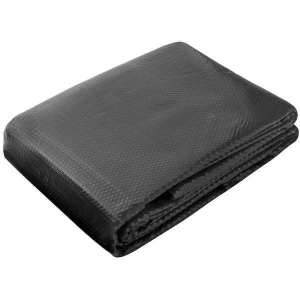 tectake Pool cover firkantet - 400 x 600 cm 400 x 600 cm Black