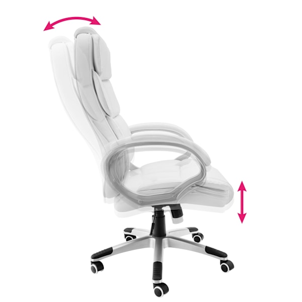 tectake Kontorstol Jonas -  hvid White
