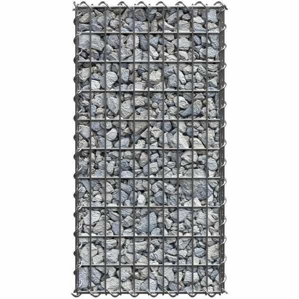 tectake Gabione stenkurv - 100 x 30 x 50 cm 100 x 30 x 50 cm Grey