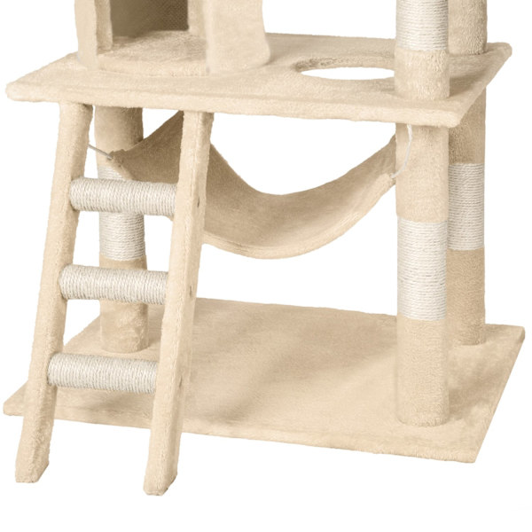 tectake Kradsetræ Stokeley -  beige Beige