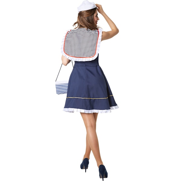 tectake Matrospige kostume Blue XXL