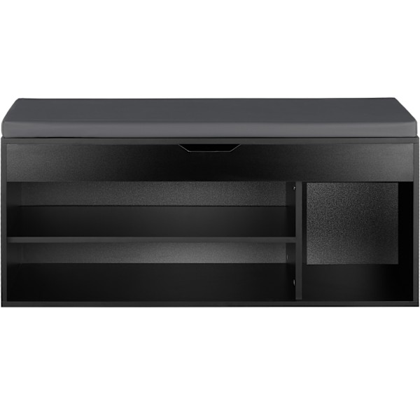 tectake Skoreol Natalya 104x30x49cm -  sort Black