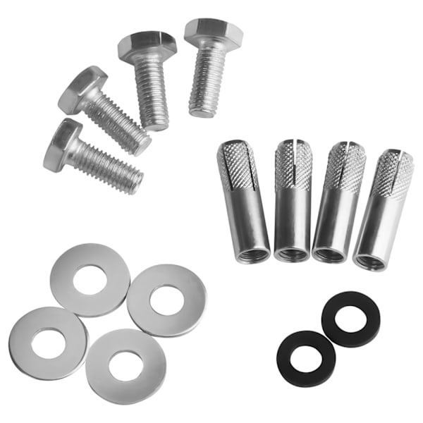 tectake Udendørs bruser Orinoco 38L -  sort/sølv Silver