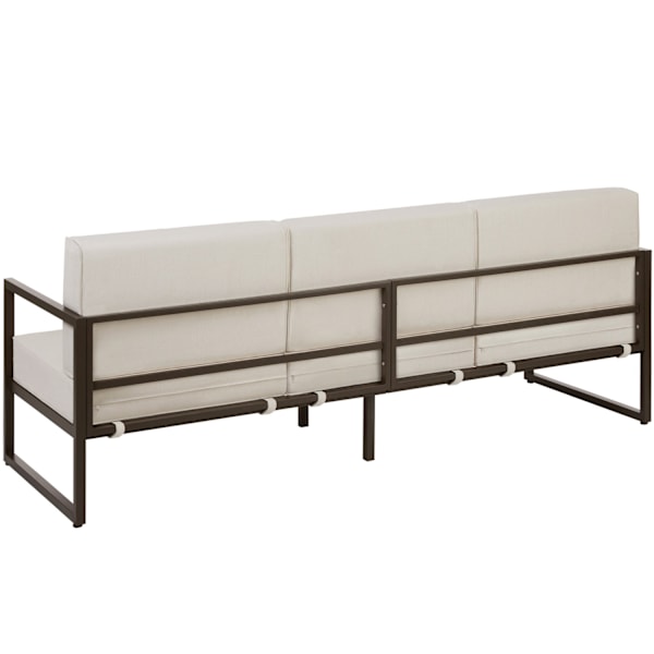 tectake Loungesæt Comosa til 6 personer, XXL-polstring Beige