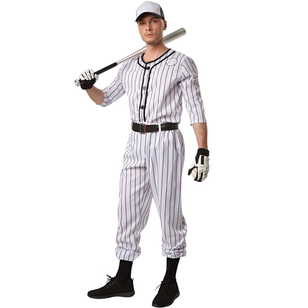 tectake Baseball kostume White XL