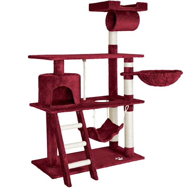 tectake Kradsetræ Mike -  vinrød Wine red