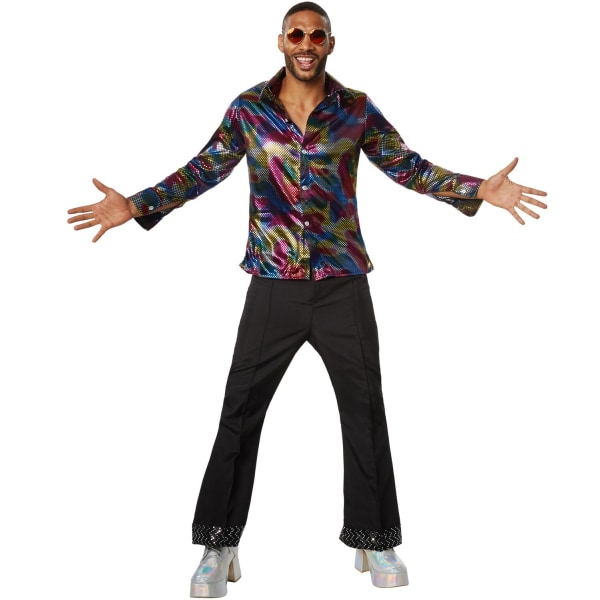 tectake Disco king kostume MultiColor XL