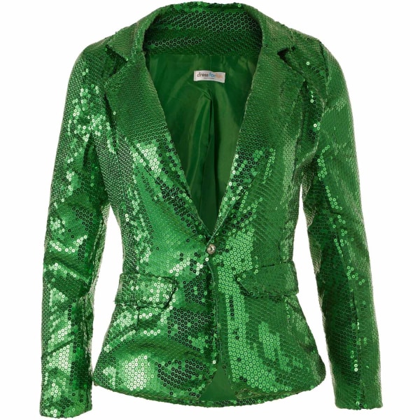 tectake Paillet jakke kvinde grøn Green XL