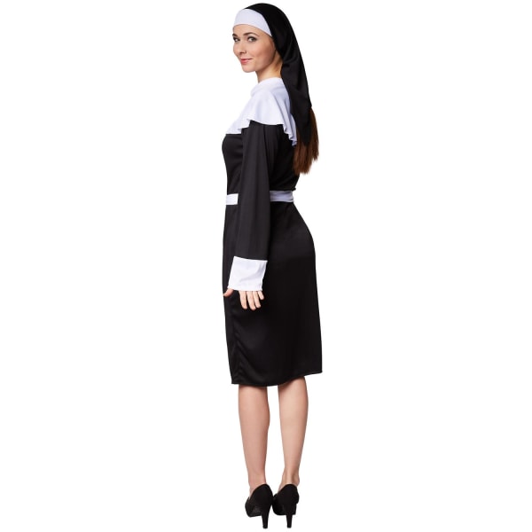 tectake Nonne kostume Black S