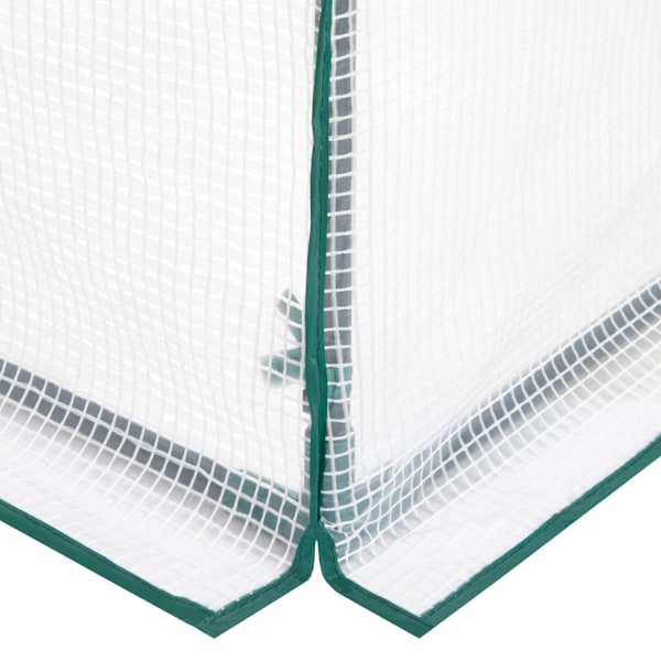 tectake Drivhus med presenning, 3,6 m³ White